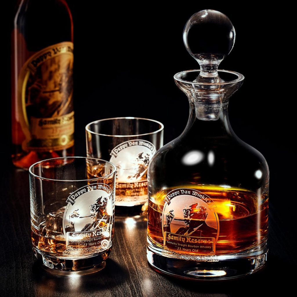 Pappy Van Winkle Decanter and Glasses  Set